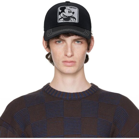 Men Women Cartoon Baseball Cap Polyester Adjustable Mesh Trucker Hat main image 5
